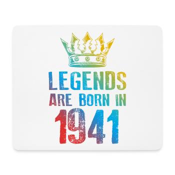 1941 Legends Born In - Mouse Pad (horizontal) - white - Front