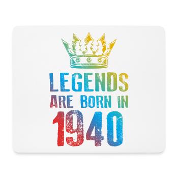 1940 Legends Born In - Mouse Pad (horizontal) - white - Front