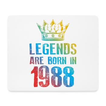 1988 Legends Born in - Mouse Pad (horizontal) - white - Front