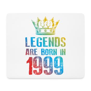 1999 legends born in - Mousepad (Querformat) - Weiß - Vorne