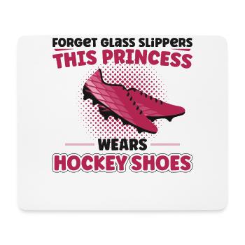 Field Hockey Forget Glass Slippers - Mouse Pad (horizontal) - white - Front
