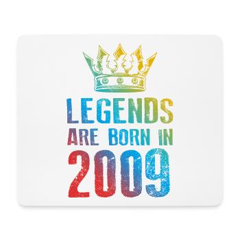 2009 Legends Born in - Mouse Pad (horizontal) - white - Front