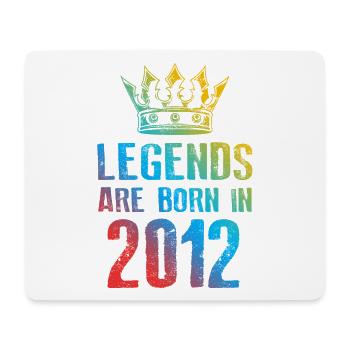 2012 legends born in - Mouse Pad (horizontal) - white - Front
