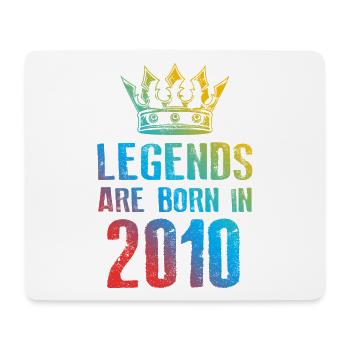 2010 Legends Born in - Mouse Pad (horizontal) - white - Front