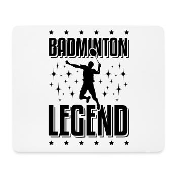 Bedminton Legend - Mouse Pad (horizontal) - white - Front