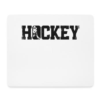 Hockey sur gazon - Tapis de souris (format paysage) - blanc - Devant