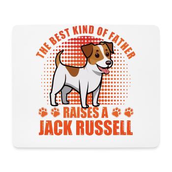 Le meilleur type de père élève un Jack Russell - Tapis de souris (format paysage) - blanc - Devant