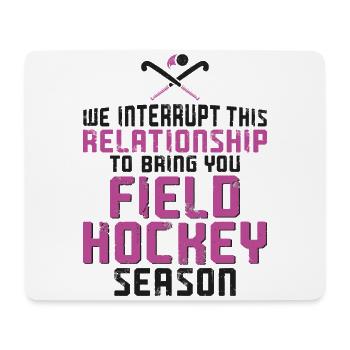 Field Hockey Boyfriend We - Mouse Pad (horizontal) - white - Front