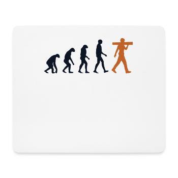 Carpenter Evolution Carpenter Wood Mechanic - Mouse Pad (horizontal) - white - Front