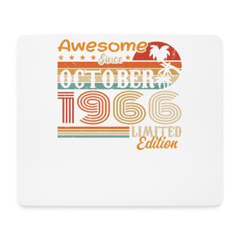 1966 October Vintage - October 1966 - Mouse Pad (horizontal) - white - Front