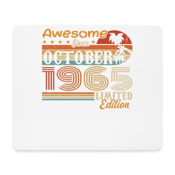 1965 Oktober Vintage - Oktober 1965 - Mousepad (Querformat) - Weiß - Vorne