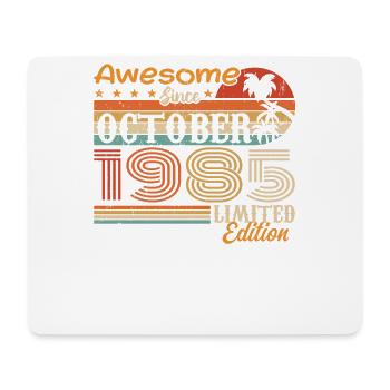 1985 October Vintage - October 1985 - Mouse Pad (horizontal) - white - Front