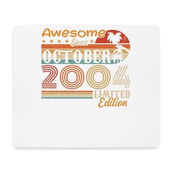 2004 Oktober Vintage - Oktober 2004 - Mousepad (Querformat) - Weiß - Vorne