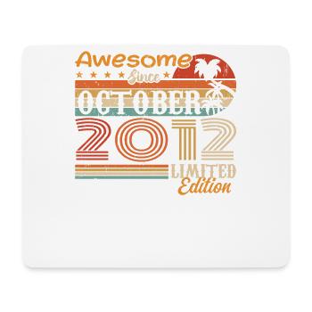 2012 October Vintage - October 2012 - Mouse Pad (horizontal) - white - Front