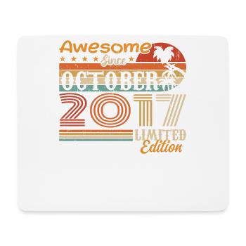2017 October Vintage - October 2017 - Mouse Pad (horizontal) - white - Front