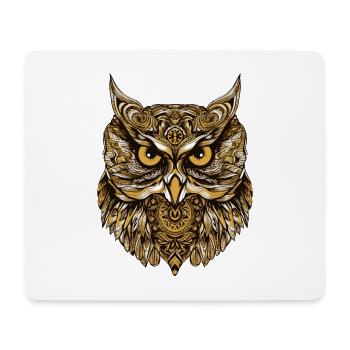 Owl Animal - Mouse Pad (horizontal) - white - Front