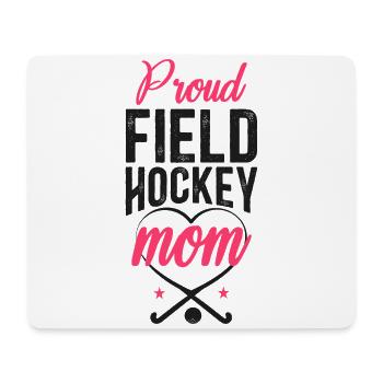 Field Hockey Mom Proud Field - Mousepad (Querformat) - Weiß - Vorne
