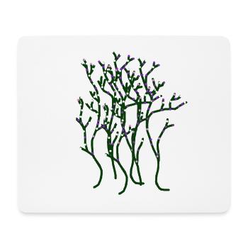 Natur Naturliebhaber Flora Garten Pflanzen Blüte - Mousepad (Querformat) - Weiß - Vorne