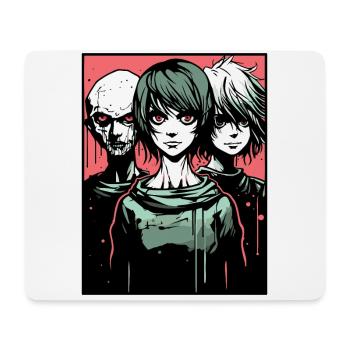 Cartoon Manga Anime, Dies sollte ein Anime sein - Mousepad (Querformat) - Weiß - Vorne