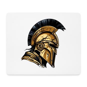 Spartan Helmet Gladiator Sparta Warrior - Mouse Pad (horizontal) - white - Front