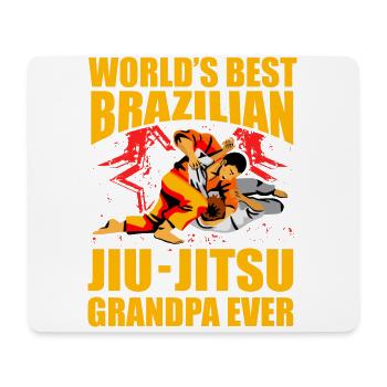 Le meilleur grand-père de jiu-jitsu brésilien au monde - Tapis de souris (format paysage) - blanc - Devant