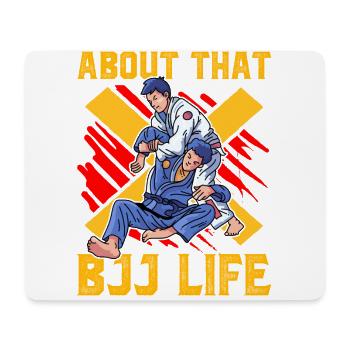À propos de ce BJJ Life Brazilian Jiu-Jitsu - Tapis de souris (format paysage) - blanc - Devant