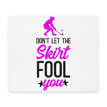 Field Hockey Don't Let The Skirt - Mouse Pad (horizontal) - white - Front