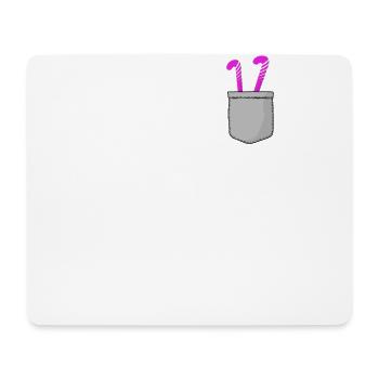 Field Hockey Pocket - Mousepad (Querformat) - Weiß - Vorne