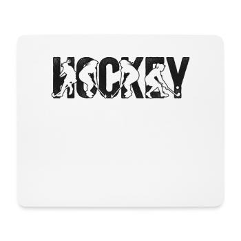 Hockey sur gazon Hockey - Tapis de souris (format paysage) - blanc - Devant