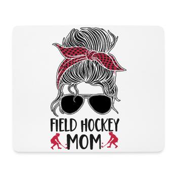 Field Hockey Mom Sunglasses Field - Mousepad (Querformat) - Weiß - Vorne