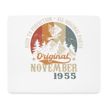 Anniversaire en Novembre 1955 - Novembre 1955 - Tapis de souris (format paysage) - blanc - Devant
