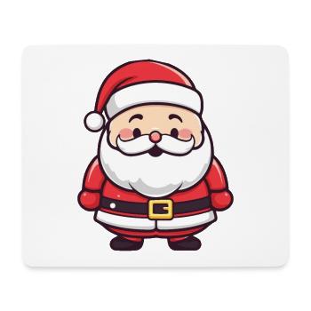 Weihnachtsmann Lustig Comic Weihnachten - Mousepad (Querformat) - Weiß - Vorne