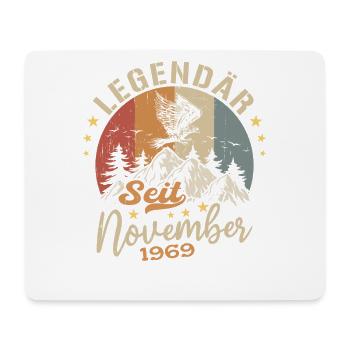 Legendär Seit November 1969 - 1969 - Mousepad (Querformat) - Weiß - Vorne