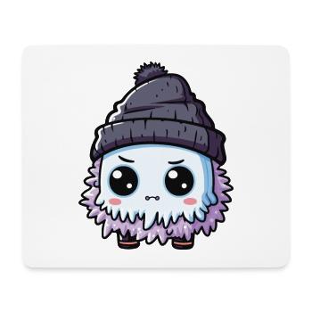 Winter Eskimo Comic Winterlich - Mouse Pad (horizontal) - white - Front
