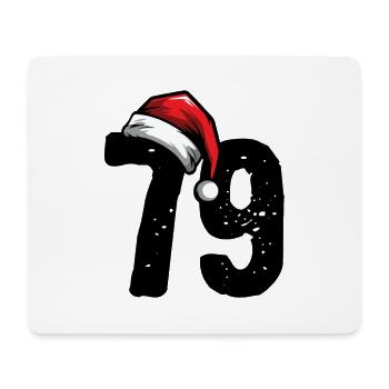 79 Number Christmas - Mouse Pad (horizontal) - white - Front