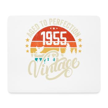 1955 Vintage - Geburtstagsgeschenk 1955 Retro 1955 - Mousepad (Querformat) - Weiß - Vorne