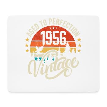 1956 Vintage - Birthday Gift 1956 Retro 1956 - Mouse Pad (horizontal) - white - Front