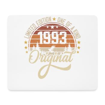 1993 Vintage Vintage rétro cadeau d’anniversaire - Tapis de souris (format paysage) - blanc - Devant