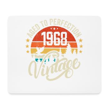 1968 Vintage - Birthday Gift 1968 Retro 1968 - Mouse Pad (horizontal) - white - Front