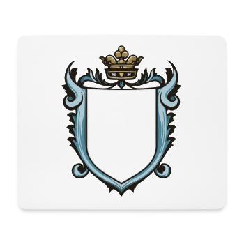 Wappen Royal Ornamente Symbol - Mousepad (Querformat) - Weiß - Vorne