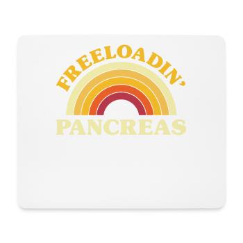 Freeloadin Pancreas Awareness For Supporters - Mouse Pad (horizontal) - white - Front