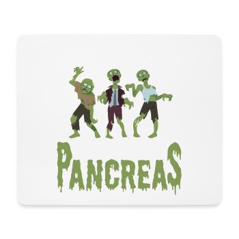 Les zombies ont mon pancréas comme un - Tapis de souris (format paysage) - blanc - Devant