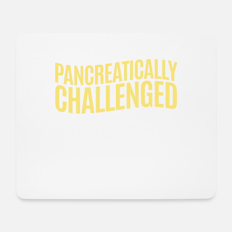 Bauchspeicheldrüsengefährdet Für Unterstützer - Mousepad (Querformat) - Weiß