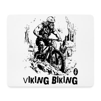 VTT Vikings - Tapis de souris (format paysage) - blanc - Devant