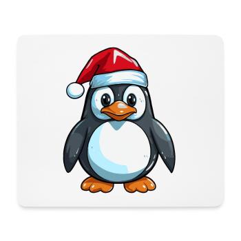 Penguin Comic Christmas - Mouse Pad (horizontal) - white - Front