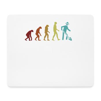 Farmer Evolution Farmer Agriculture Organic Farmer - Mouse Pad (horizontal) - white - Front