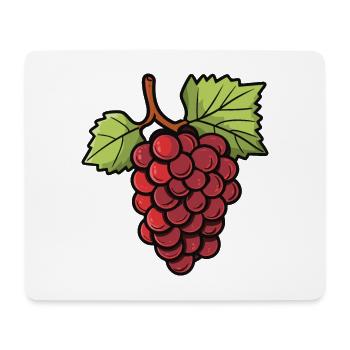 Grapes Symbol - Mouse Pad (horizontal) - white - Front