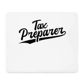 Retro Swoosh Job - Tax Preparer - Mouse Pad (horizontal) - white - Front