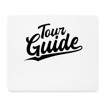 Retro Swoosh Job - Tour Guide - Mousepad (Querformat) - Weiß - Vorne