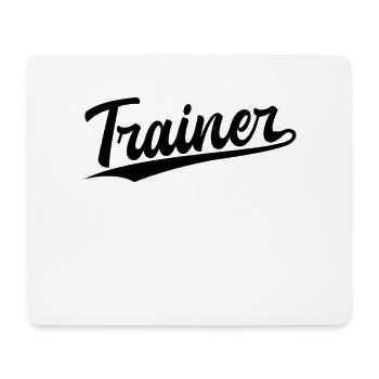 Retro Swoosh Job - Trainer - Mouse Pad (horizontal) - white - Front